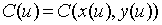 C(u)=(x(u),y(u))
