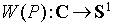 W(P)=C-map-S1